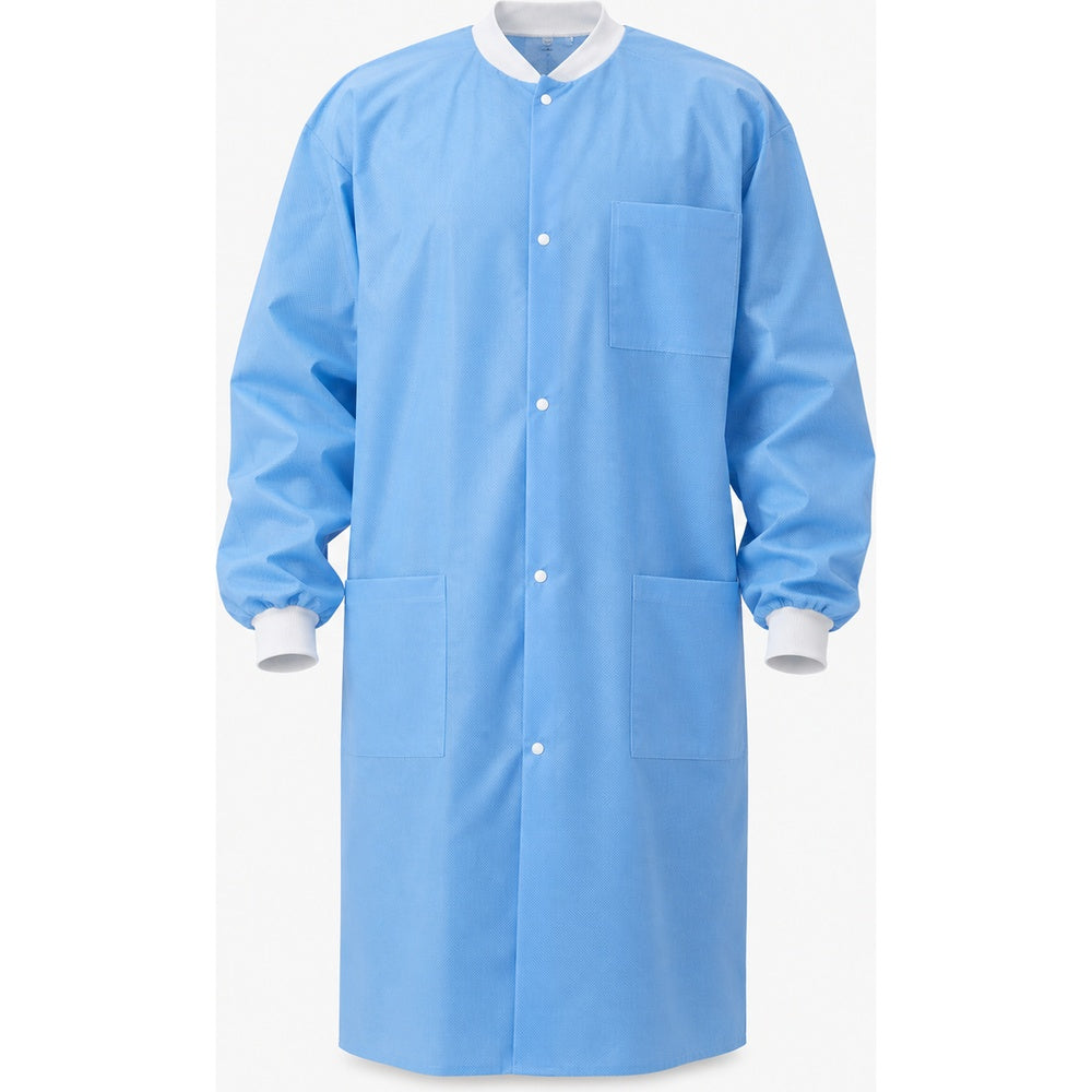 Medgluv Blue Disposable Lab Coats - With Pockets