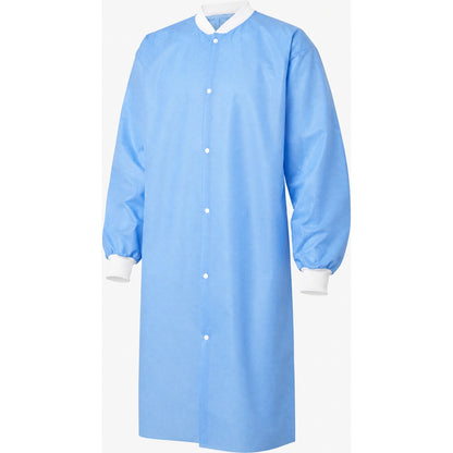 Medgluv Blue Disposable Lab Coats - Without Pockets