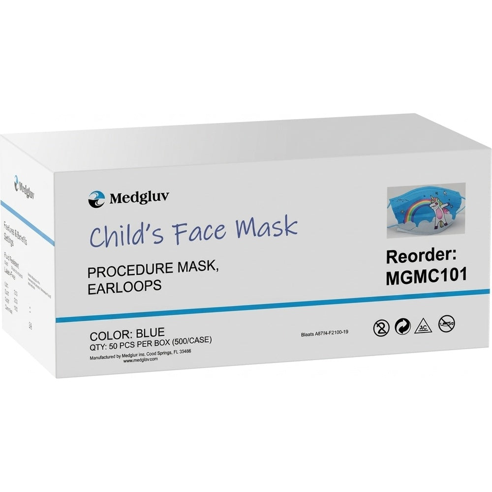 Medgluv Kids Procedure Ear-Loop Masks - Fun Characters