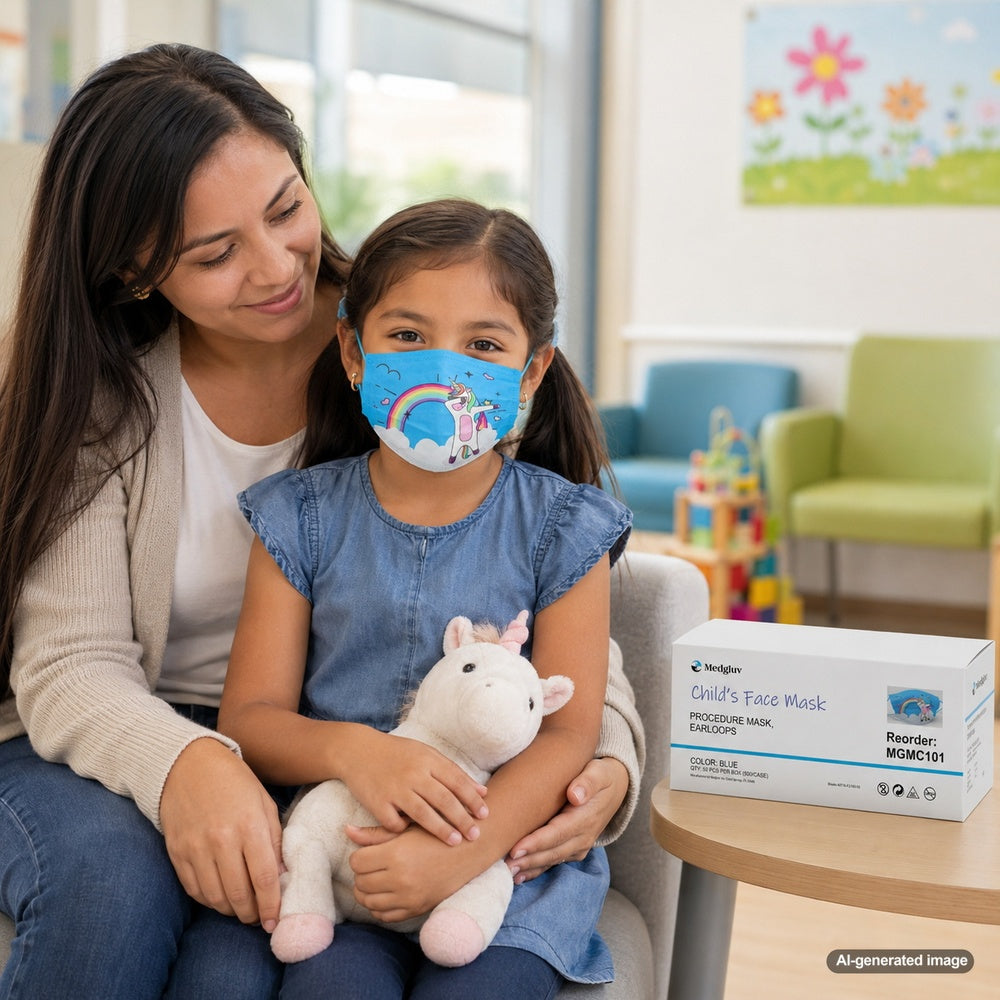 Medgluv Kids Procedure Ear-Loop Masks - Fun Characters