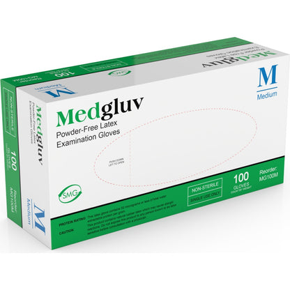 Medgluv Natural Latex Exam Gloves - 6.5 mil Powder-Free