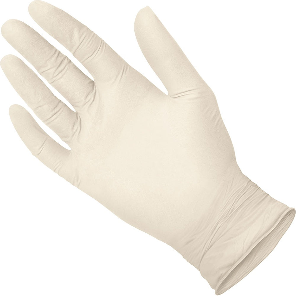 Medgluv Natural Latex Exam Gloves - 6.5 mil Powder-Free