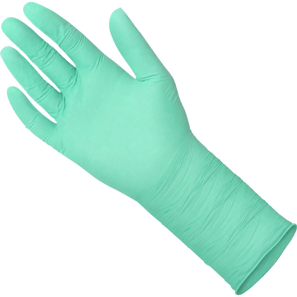 Medgluv NeoSkin Chemo Green Neoprene Sterile Exam Gloves - 8.2 mil Powder-Free - 12-Inch Extended Cuff