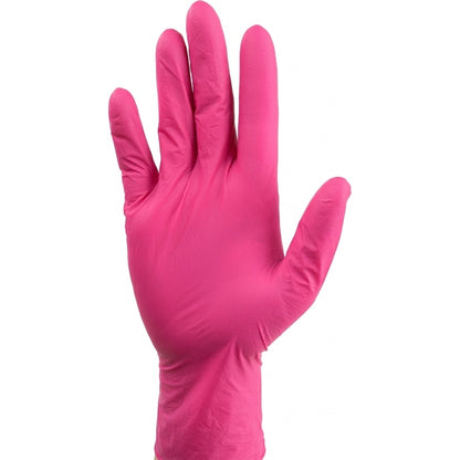 Medgluv NeuBlush Pink Nitrile Exam Gloves - 3.5 mil Powder-Free
