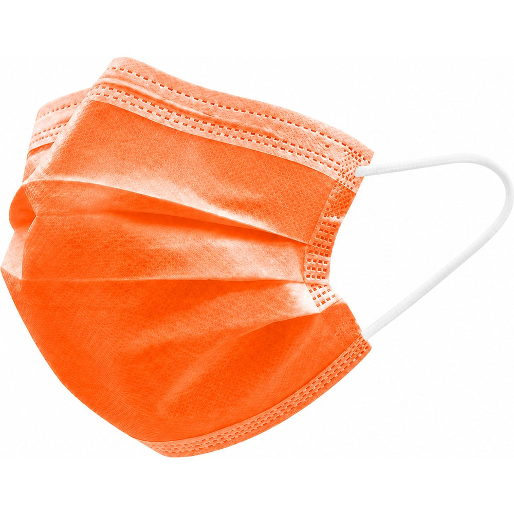 Medgluv NeuMask Orange Procedure Ear-Loop Masks