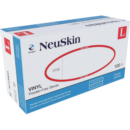 Medgluv NeuSkin Clear Vinyl General Purpose Gloves - 5.5 mil Powder-Free