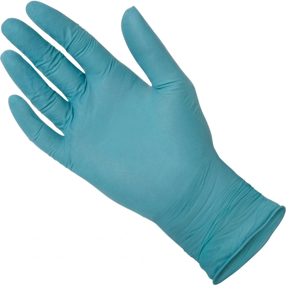 Medgluv NitraSonic 150 Sky Blue Nitrile Exam Gloves - 5.5 mil Powder-Free