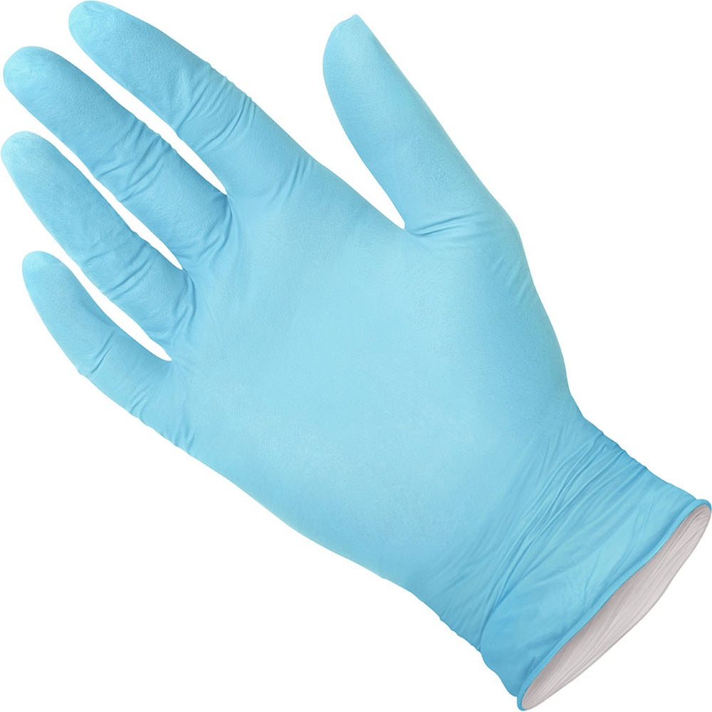 Medgluv NitriSkin Sky Blue Nitrile Exam Gloves - 5.5 mil Powder-Free