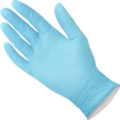 Medgluv NitriSkin Sky Blue Nitrile Exam Gloves - 5.5 mil Powder-Free