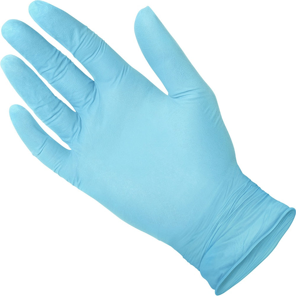 Medgluv NitriSkin Sky Blue Nitrile Sterile Exam Gloves - 5.1 mil Powder-Free